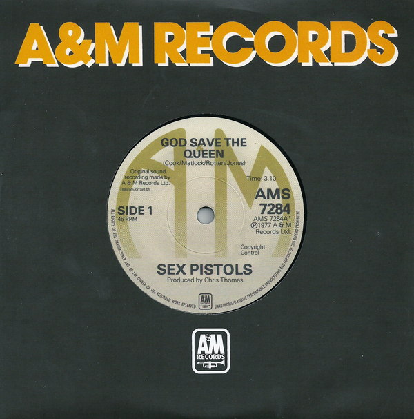 God Save The Queen No Feeling By Sex Pistols Single Universal