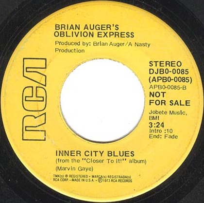 Happiness Is Just Around the Bend / Inner City Blues by Brian Auger's  Oblivion Express (Single, Blue-Eyed Soul): Reviews, Ratings, Credits, Song  list - Rate Your Music