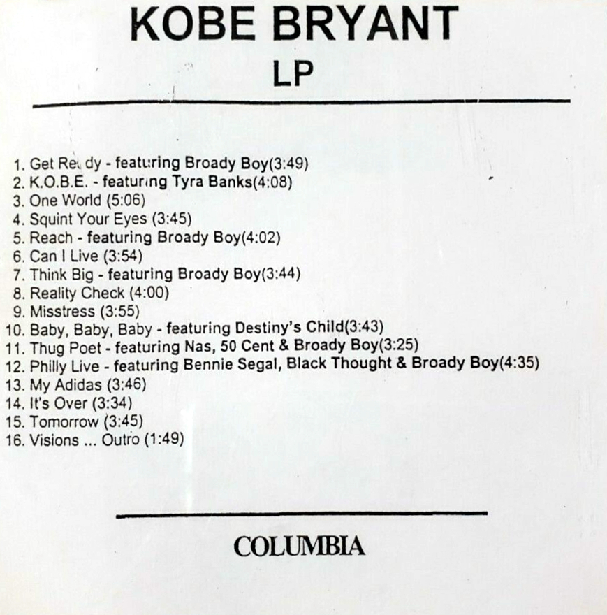 LP レコード KOBE BRYANT Tyra Banks Nas LP by Kobe Bryant (Album; Columbia): Reviews, Ratings