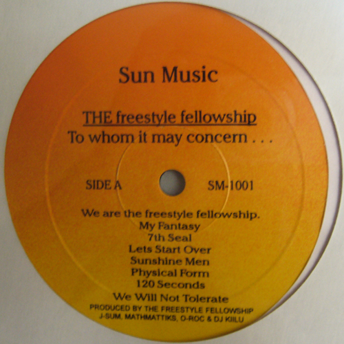 To Whom It May Concern by The Freestyle Fellowship (Album