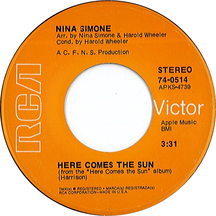 Here Comes the Sun / Angel of the Morning by Nina Simone