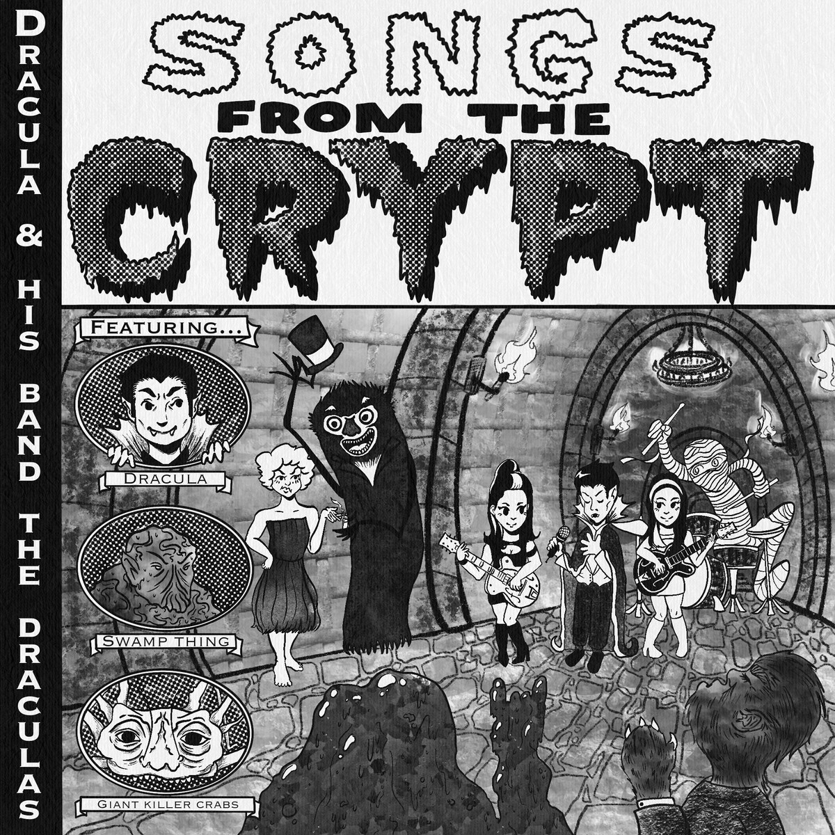 Songs From the Crypt by Dracula and His Band the Draculas (Album ...