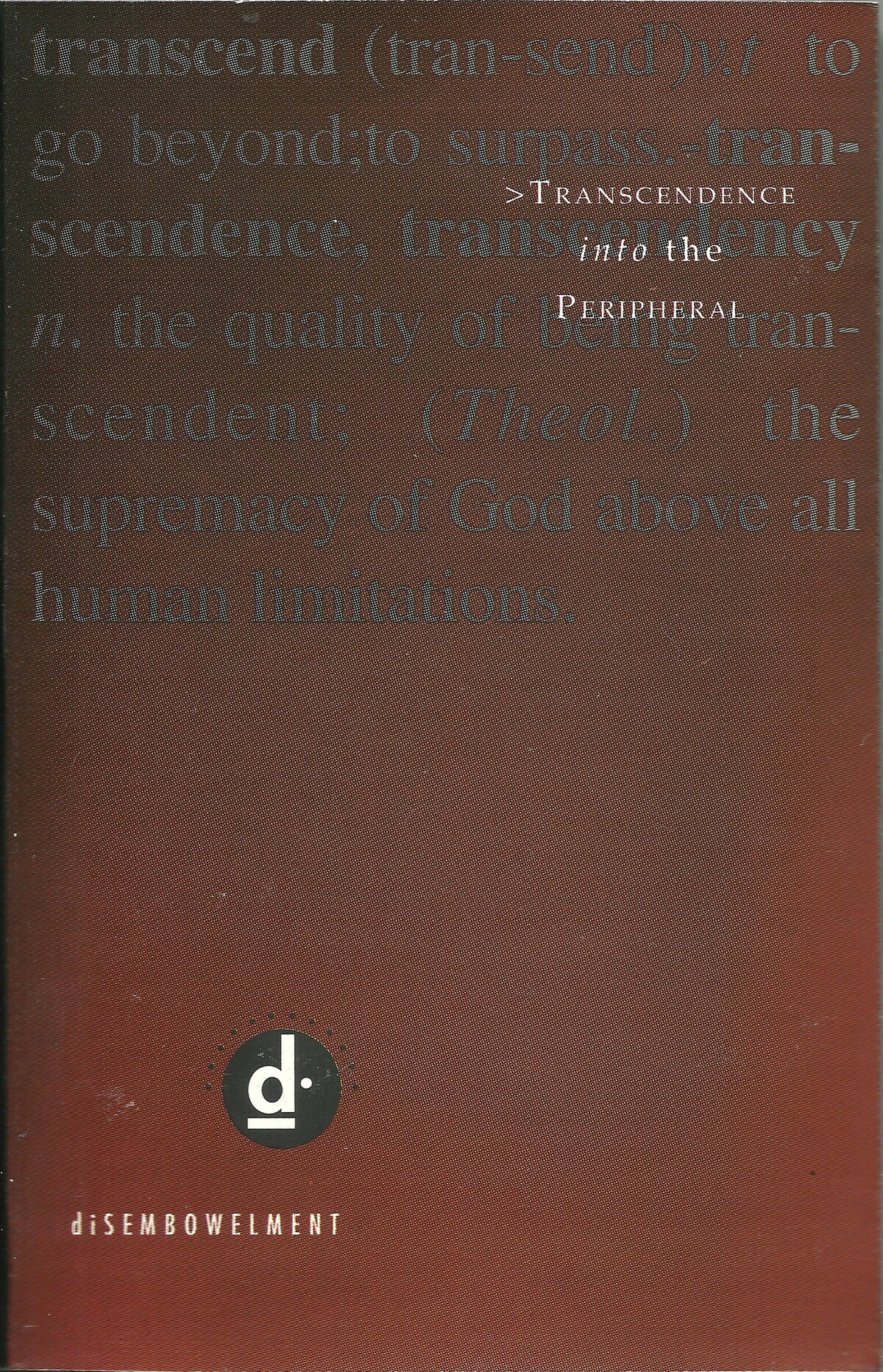 Transcendence Into the Peripheral by diSEMBOWELMENT (Album