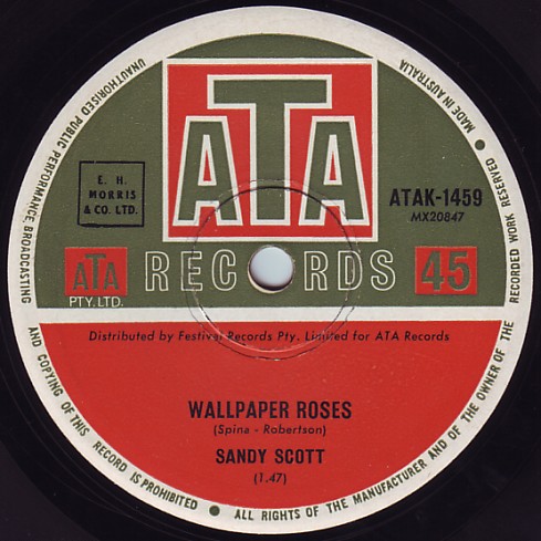 Wallpaper Roses / Moonlight Will Come by Sandy Scott (Single, Pop ...