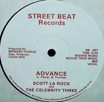 洋楽 Scott La Rock And The Celebrity Three Scott La Rock & The Celebrity Three - Advance (Full Version