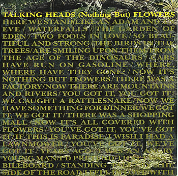 Nothing But) Flowers / Ruby Dear by Talking Heads (Single, Art Pop