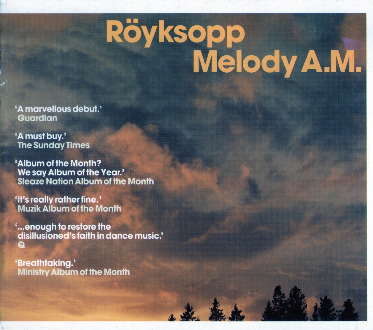 Melody A.M. by Röyksopp (Album; Wall of Sound; WALLCD027