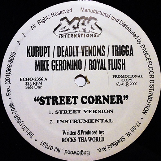 Street Corner / Drug Free by Kurupt / Deadly Venoms / Trigga