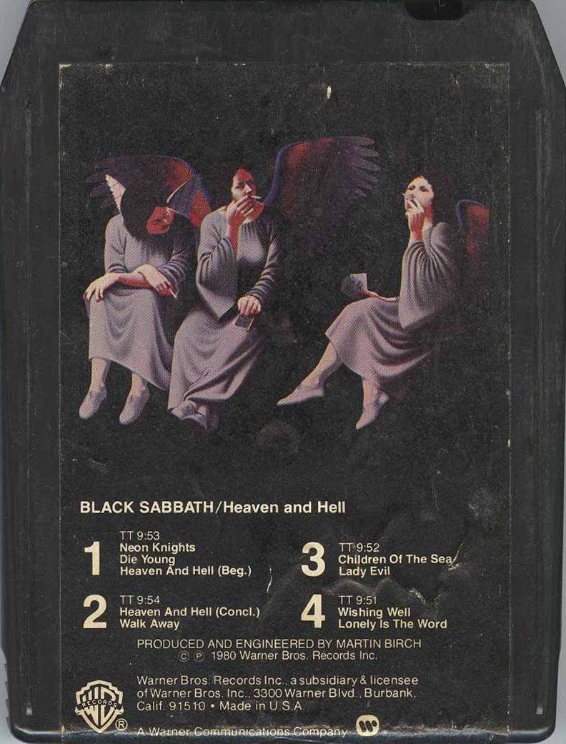 Heaven and Hell by Black Sabbath (Album; Warner Bros.; M8 3372