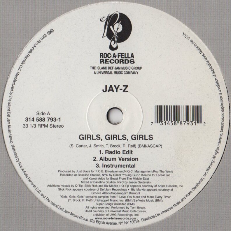 Girls, Girls, Girls / Takeover by Jay-Z (Single, Pop Rap): Reviews