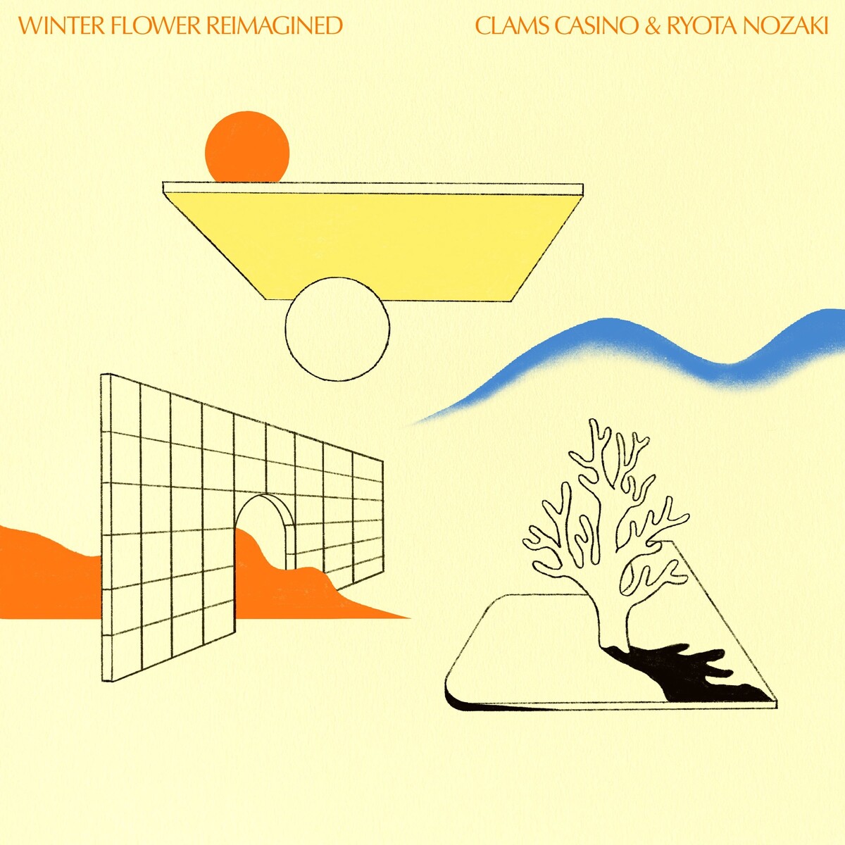 Winter Flower Reimagined by Clams Casino & Jazztronik (Album, Ambient
