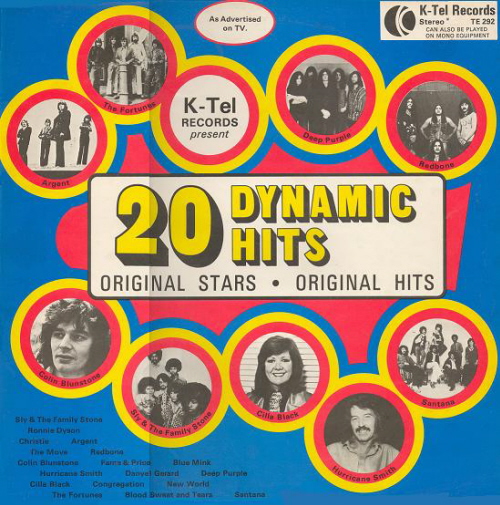 20 Dynamic Hits by Various Artists (Compilation; K-tel; TE 292 ...