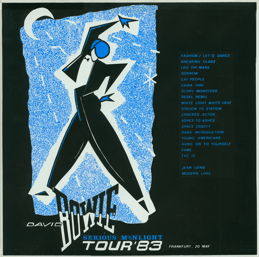 Serious Moonlight Tour 83 - Frankfurt, 20 May by David Bowie