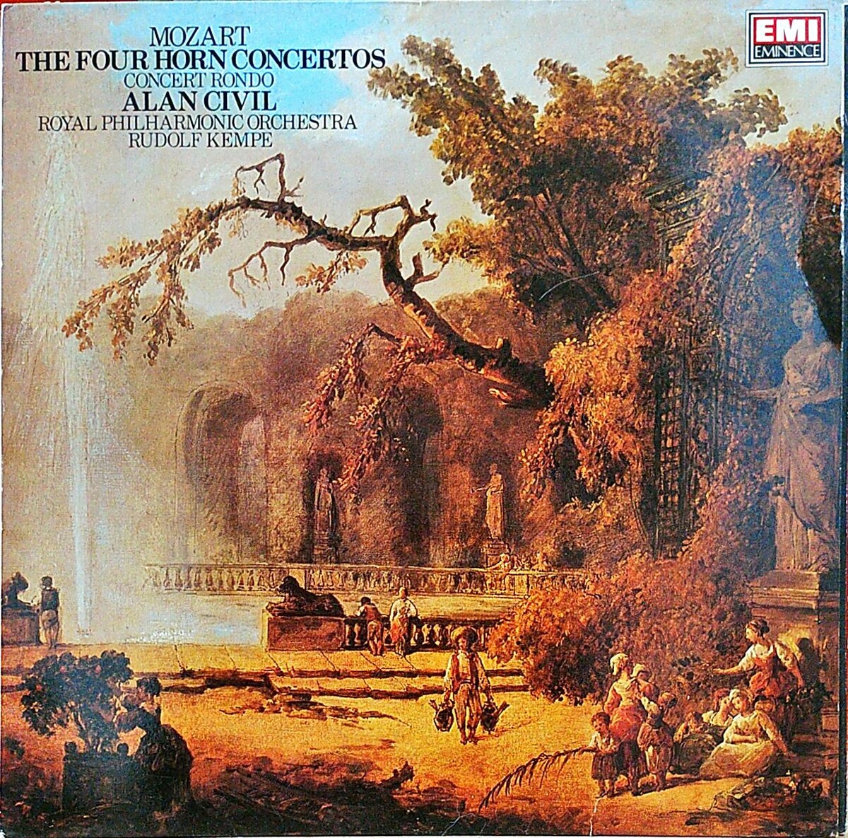 Mozart: The Four Horn Concertos by Alan Civil / Royal Philharmonic ...