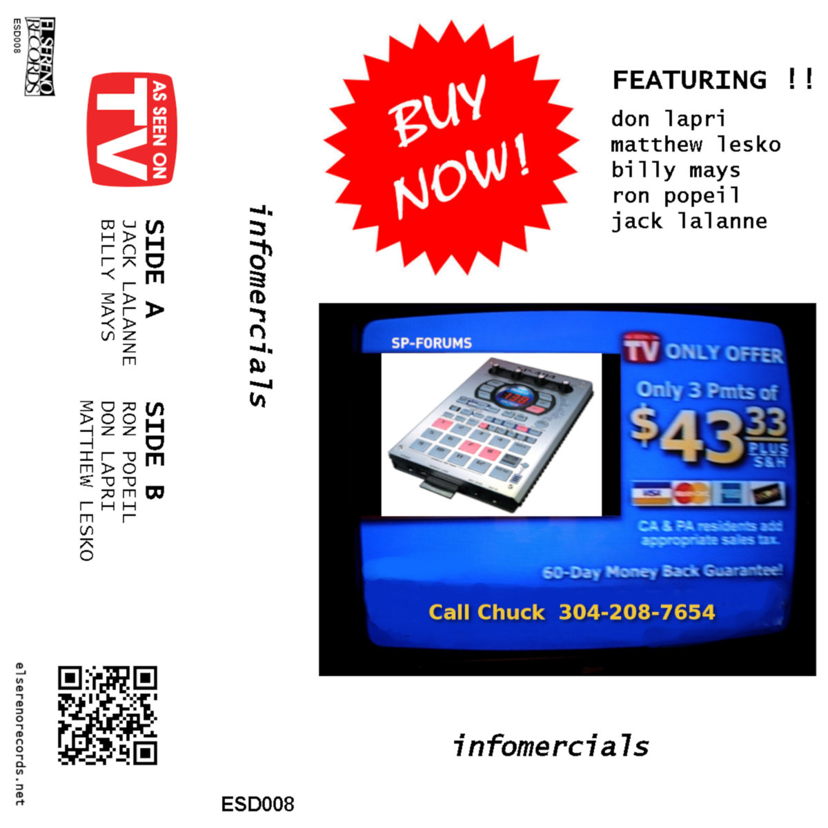 INFOMERCIALS (ESD008) by Various Artists (Album): Reviews, Ratings ...