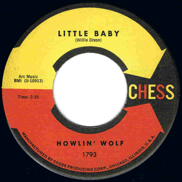 英7” Howlin Wolf Little Baby / Down In The Bottom 7N25101 Pye International /00080 Little Baby / Down in the Bottom by Howlin' Wolf (Single