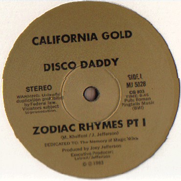 Zodiac Rhymes by Disco Daddy (Single, Disco Rap): Reviews, Ratings ...