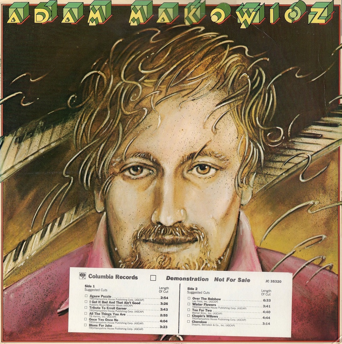 Adam by Adam Makowicz (Album, Post-Bop): Reviews, Ratings, Credits ...