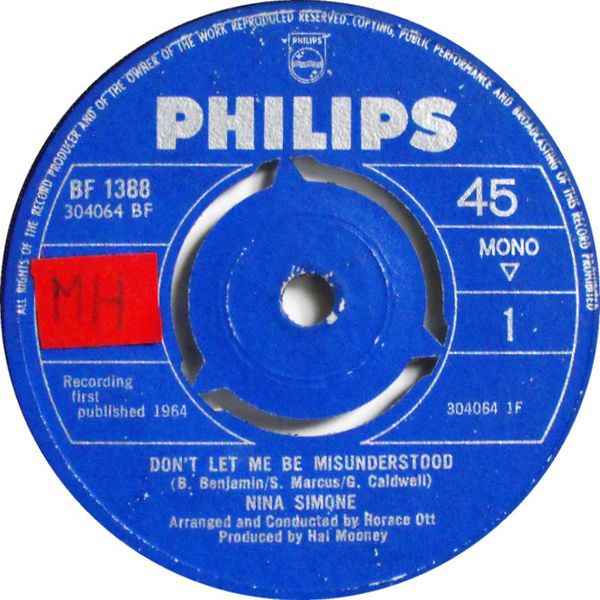 Don't Let Me Be Misunderstood / A Monster by Nina Simone (Single ...