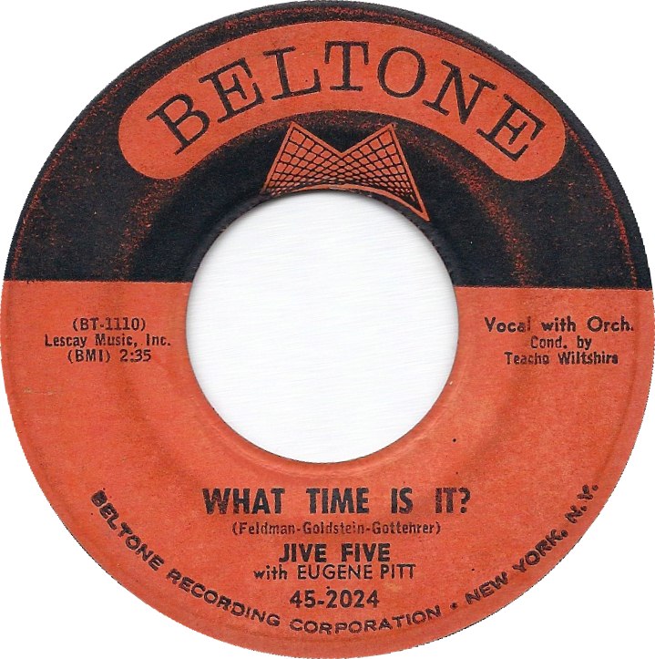 What Time Is It? / Beggin' You Please by The Jive Five (Single, Doo-Wop):  Reviews, Ratings, Credits, Song list - Rate Your Music