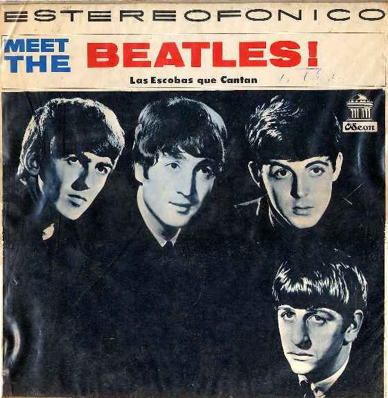 ビートルズ LP　MEET THE BEATLES!　水色V帯　OR-7041 Meet The Beatles! ビートルズ LP MEET THE BEATLES! 水色V帯 OR