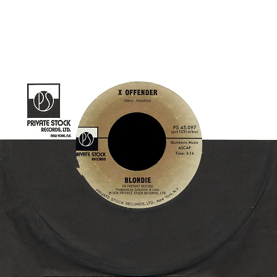 洋楽 BLONDIE : X Offender. InTheSun EP X Offender / In the Sun by Blondie (Single, New Wave): Reviews