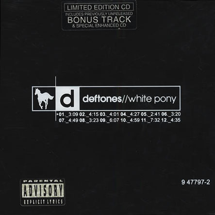 欧2LP Deftones White Pony 093624964667 Maverick /00520 Deftones - White Pony Standard 2LP Vinyl