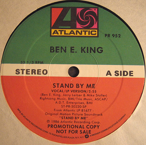 Stand By Me by Ben E. King (Single; Atlantic; PR 952): Reviews