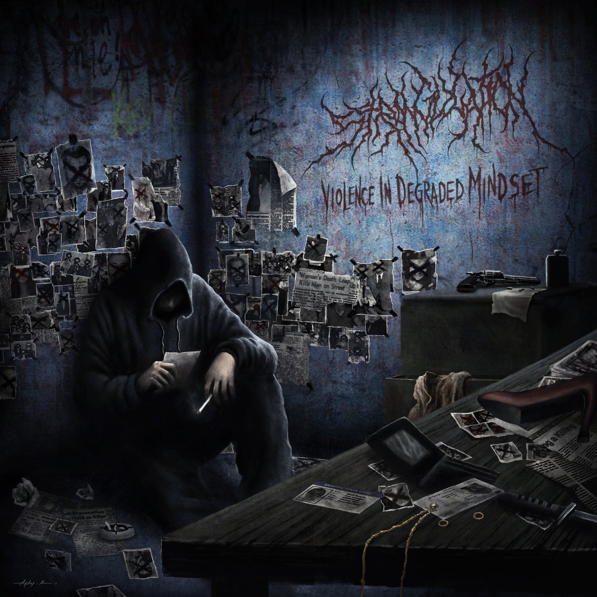 Violence in Degraded Mindset by Strangulation (EP, Brutal Death Metal ...