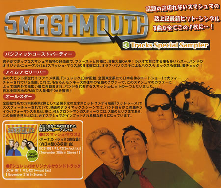 3 Tracks Special Sampler by Smash Mouth (Additional release, Pop Rock ...