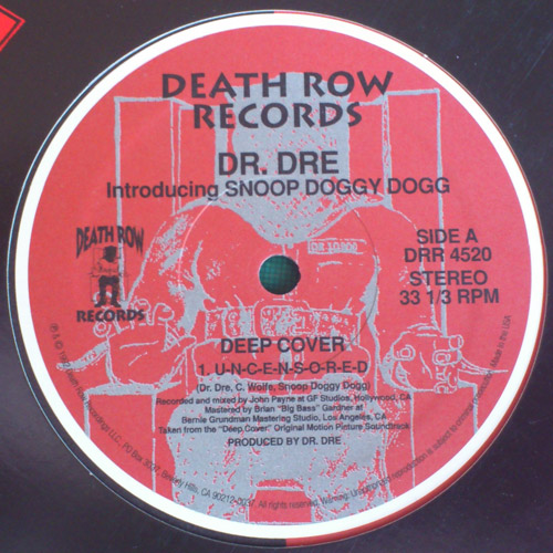 Deep Cover (introducing Snoop Doggy Dogg) by Dr. Dre (Single; Death Row;  DRR 4520): Reviews, Ratings, Credits, Song list - Rate Your Music