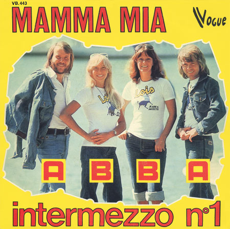 Mamma Mia / Intermezzo No. 1 by ABBA (Single; Vogue; VB. 443