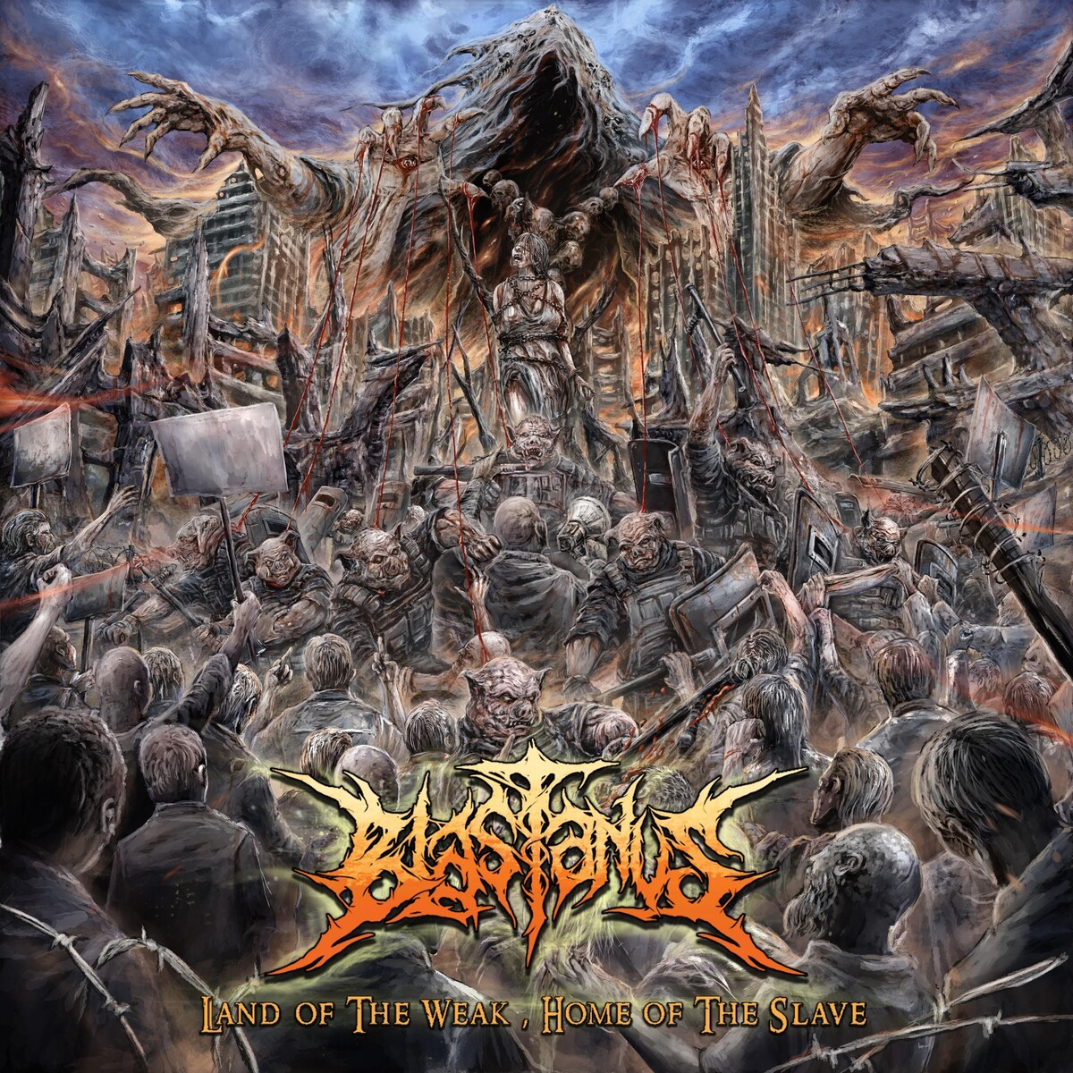 Land of the Weak, Home of the Slave by Blastanus (Album, Deathgrind ...