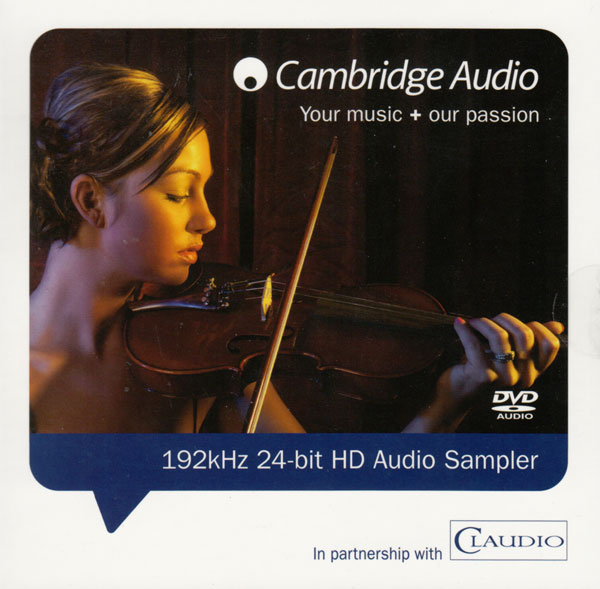 Cambridge Audio 192kHz 24-bit HD Audio Sampler by Various Artists ...