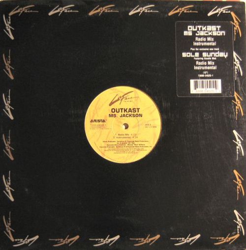 米12” Outkast Ms. Jackson / Sole Sunday 73008245251 LaFace Records /00250 OutKast – Ms. Jackson / Sole Sunday – Vinyl (12