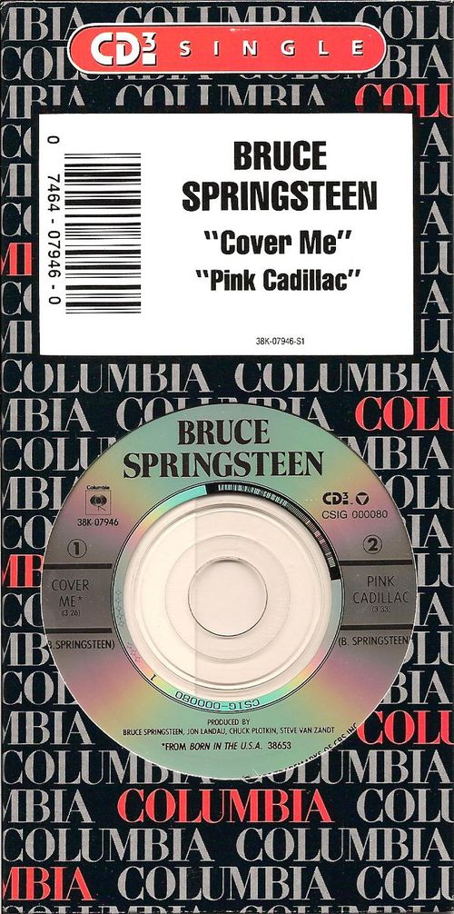 Cover Me by Bruce Springsteen (Single; Columbia; 38K-07946): Reviews ...