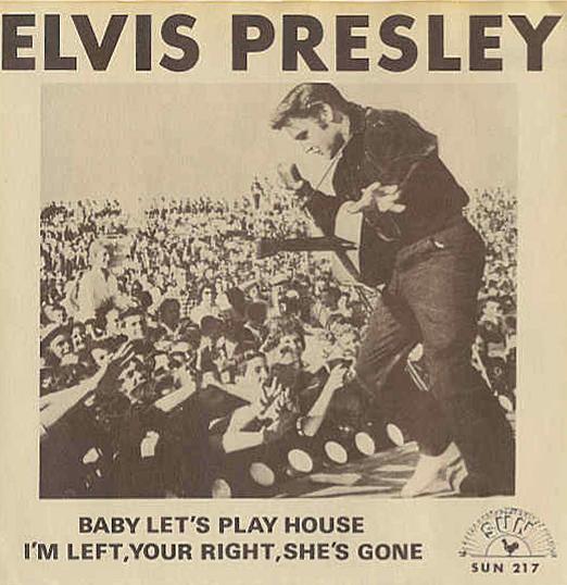 Baby let's play house 7インチ USオリジナElvis