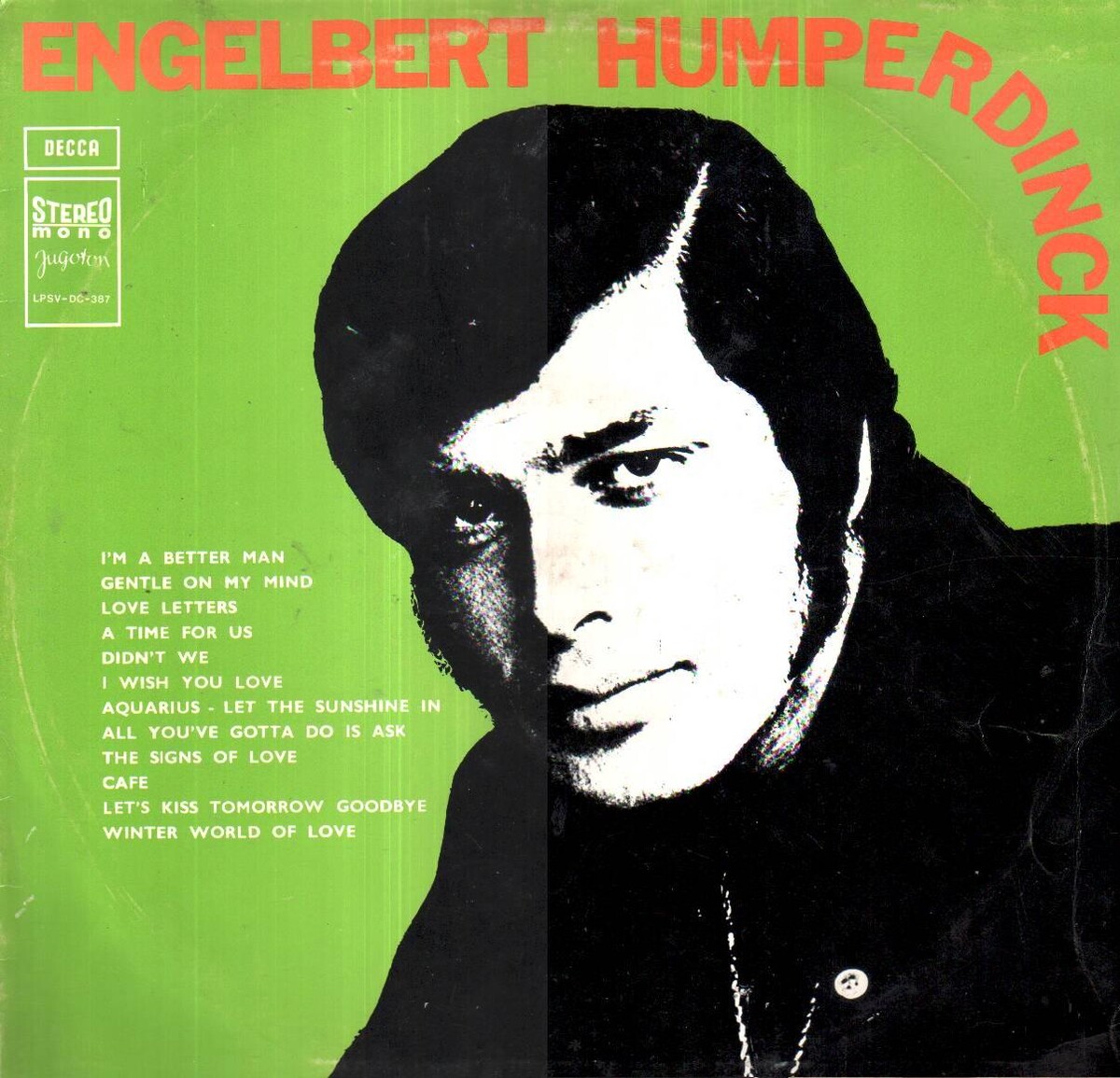 Engelbert Humperdinck by Engelbert Humperdinck (Album; Jugoton;  LPSV-DC-387): Reviews, Ratings, Credits, Song list - Rate Your Music, image size:1200x1155
