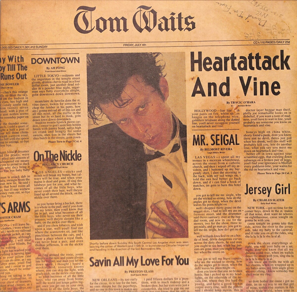 TOM WAITS Heartattack And Vine LP トムウェイツ Heartattack And Vine (Remastered) | Tom Waits