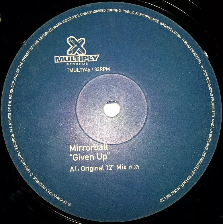 Given Up by Mirrorball (Single, Funky House) Reviews, Ratings, Credits