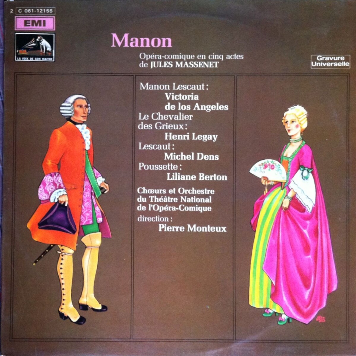 Manon by Victoria de los Ángeles / Henri Legay / Choeurs et Orchestre ...