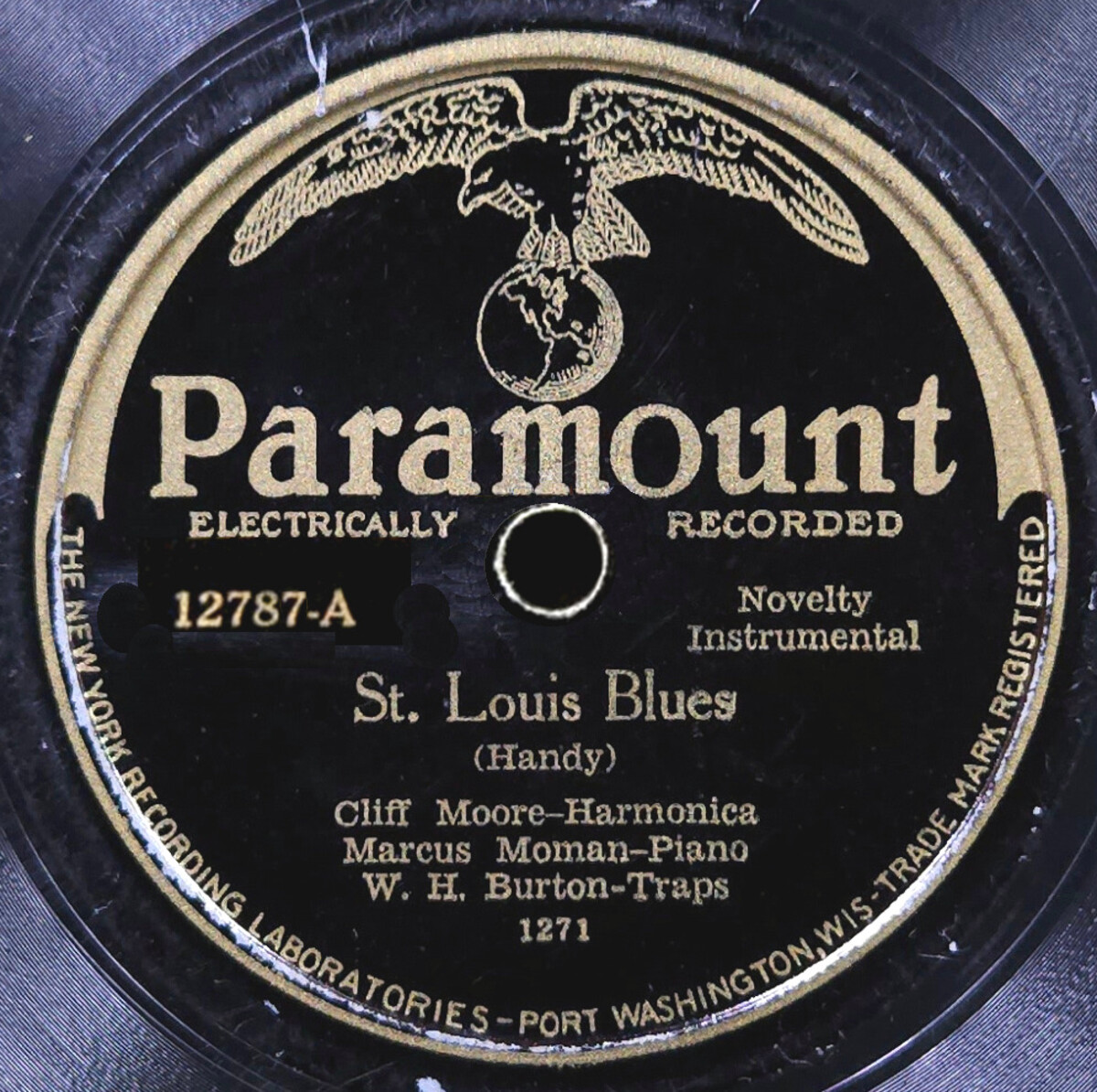 St. Louis Blues / Fuzzy Wuzzy by Cliff Moore, Marcus Moman, W. H