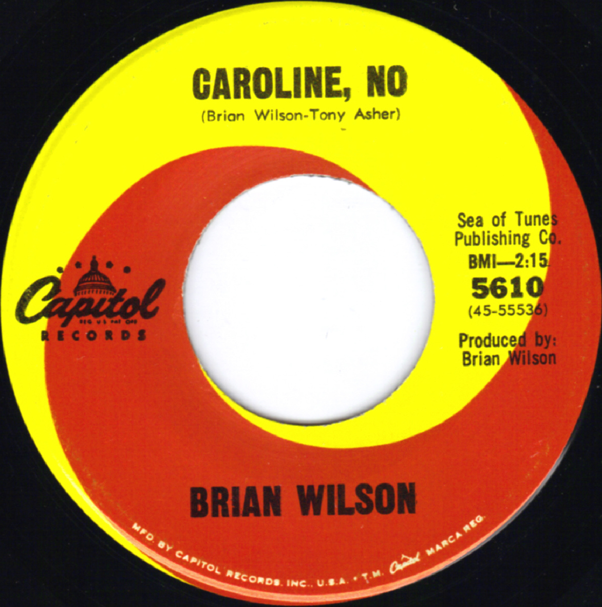 Caroline, No / Summer Means New Love by Brian Wilson (Single  