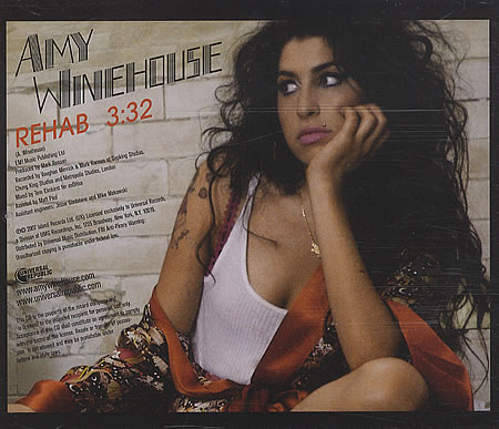 Rehab by Amy Winehouse (Single; Universal; UNIR2184-2