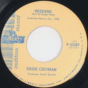 Weekend / Lonely by Eddie Cochran (Single, Rock & Roll) Reviews