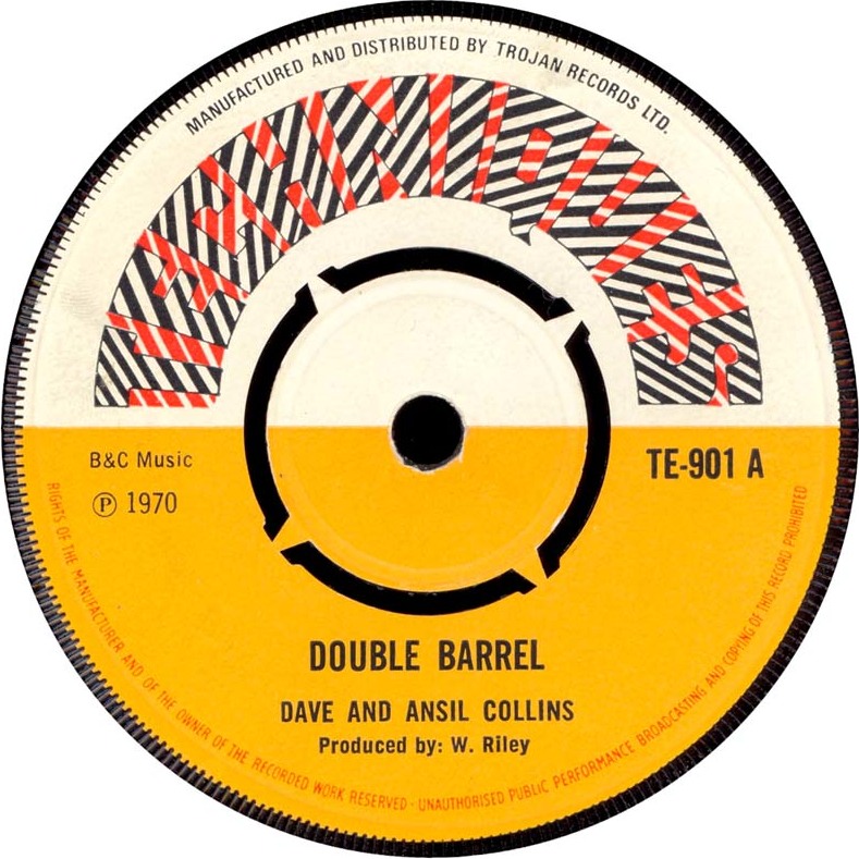 Double Barrel by Dave & Ansel Collins (Single, Skinhead