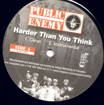 Harder Than You Think / Amerikan Gangster by Public Enemy (Single