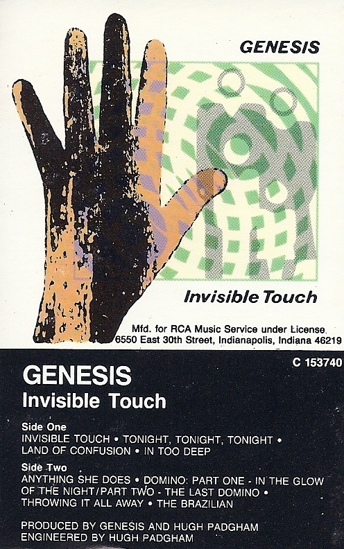 Invisible Touch by Genesis (Album; Atlantic; C 153740 / 7 81641-4-E ...