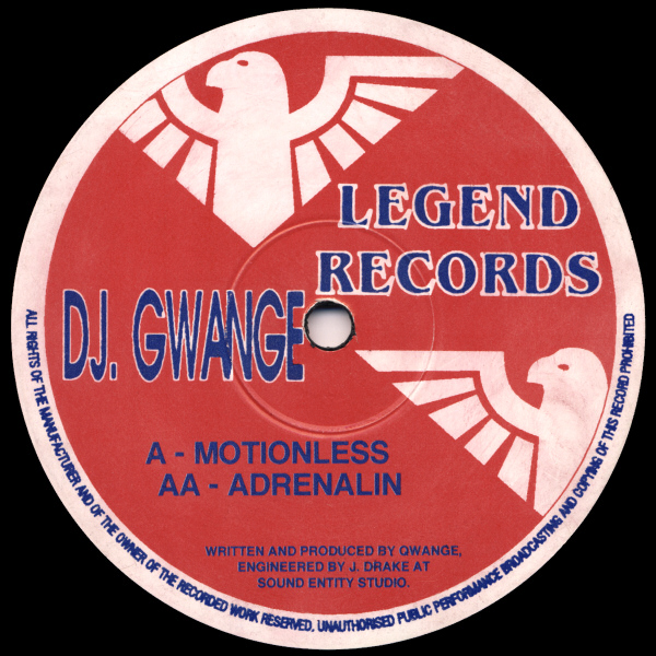 その他 DJ. Gwange - Motionless / Adrenalin DJ. Gwange - Motionless / Adrenalin
