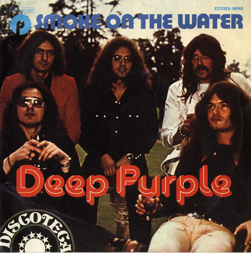 Smoke on the Water by Deep Purple (Single; Purple; 1 J006